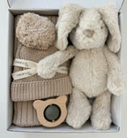 Deluxe Baby Gift Box with Beige Bunny