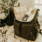 OiOi - Packing Pouch Trio - Gingham Beige