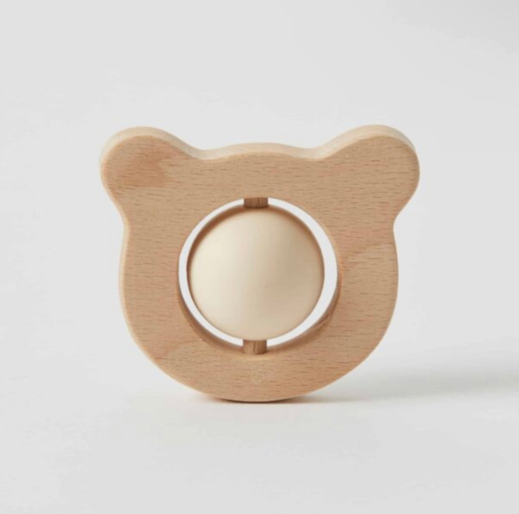 Nordic Kids Bowie Bear Teether Silicone/Wood Teether