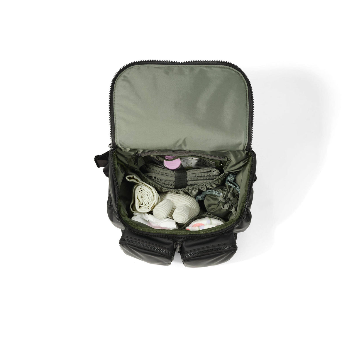 OiOi - Signature Nappy Backpack - Black Weatherproof