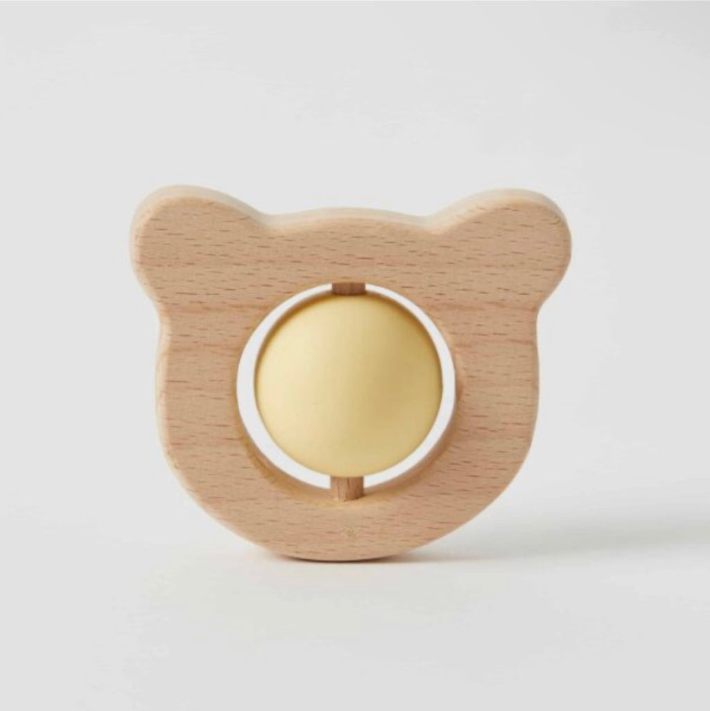 Nordic Kids Bowie Bear Teether Silicone/Wood Teether