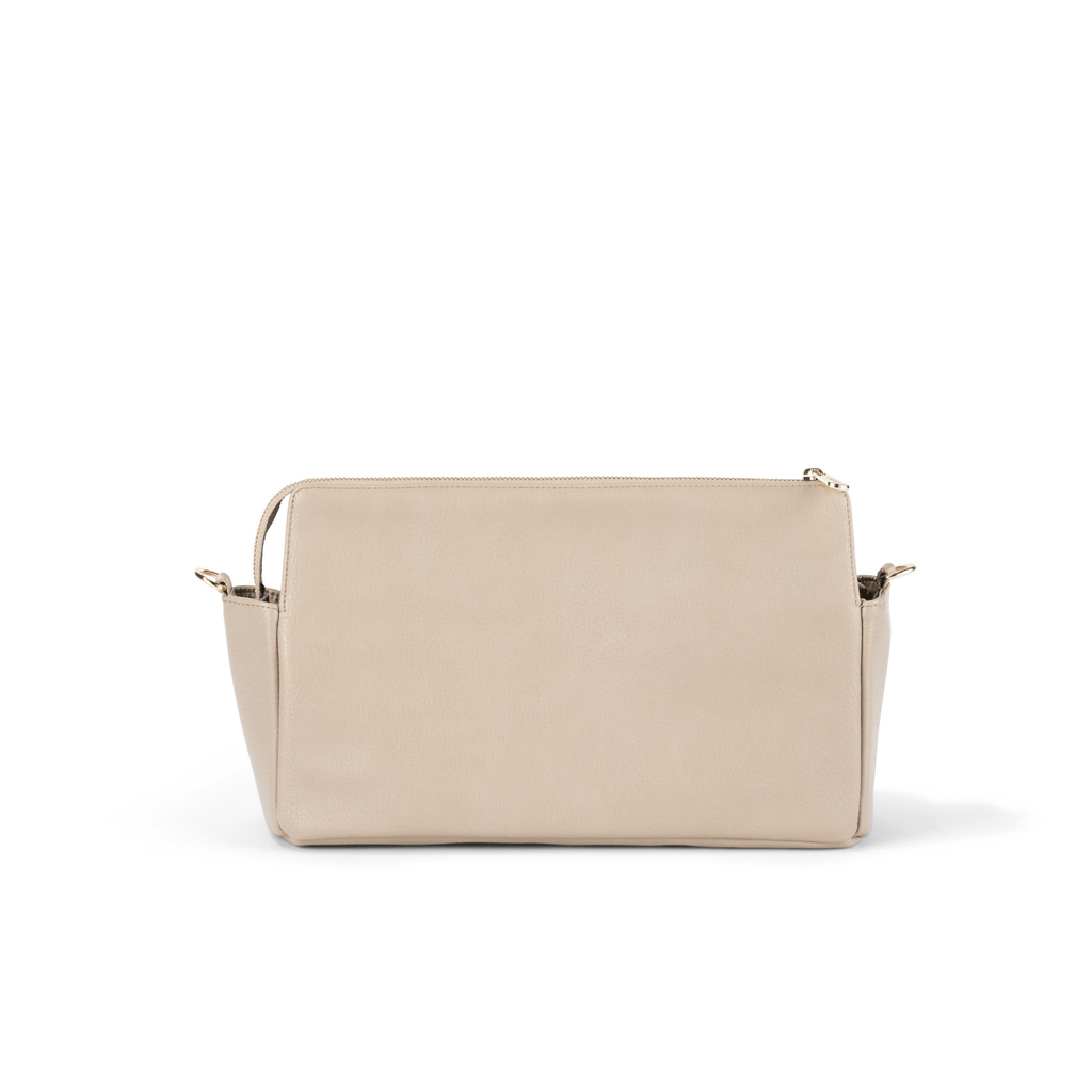 OiOi - Multitasker Pram Caddy 2.0 - Oat Vegan Leather