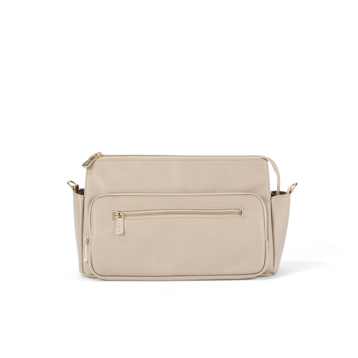OiOi - Multitasker Pram Caddy 2.0 - Oat Vegan Leather