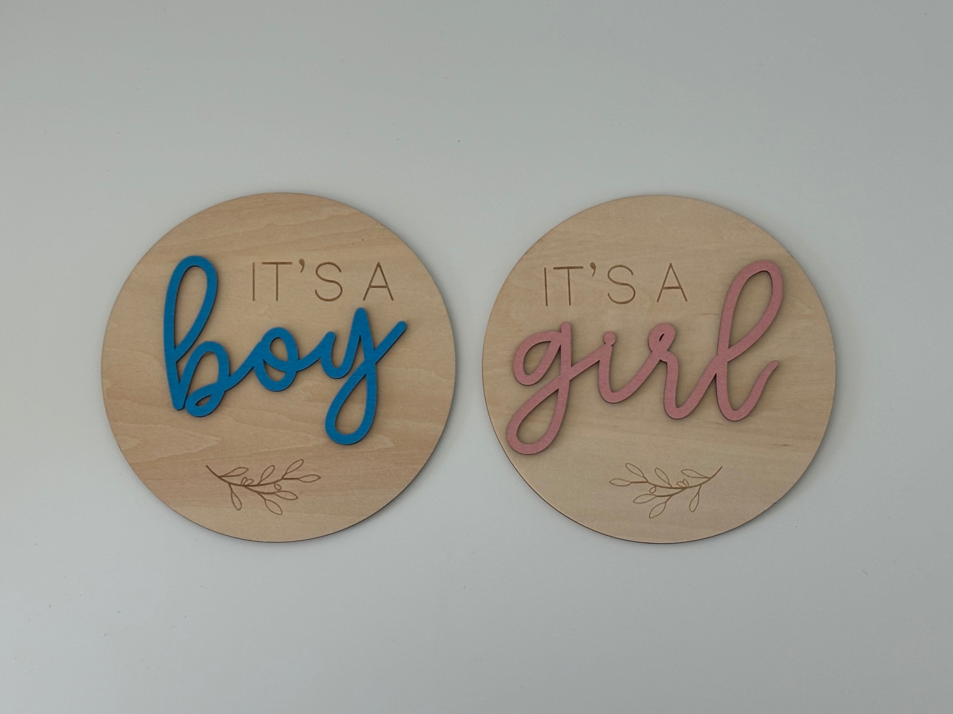 Birth Announcement- set of 2