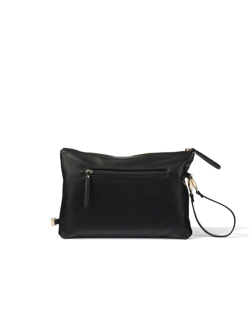OiOi - Nappy Changing Pouch - Black Vegan Leather