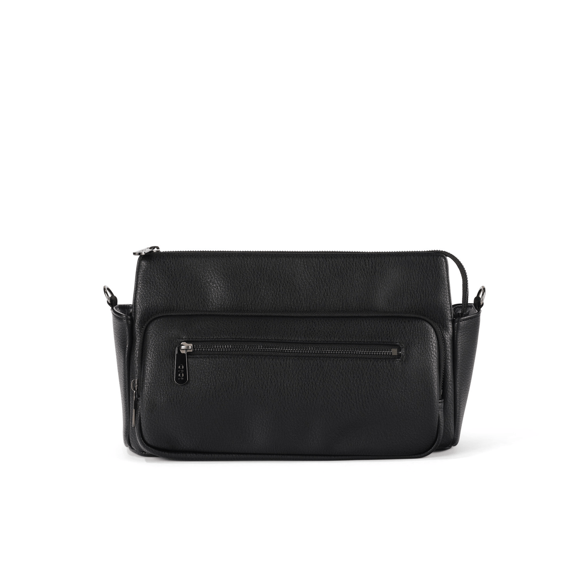 OiOi - Multitasker Pram Caddy 2.0 - Black Vegan Leather